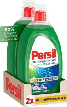 Persil Ultra Konzentrat Universal Gel Waschmittel (130 Waschladungen) für 20,21 € inkl. Versand statt 32,95 € 🧼