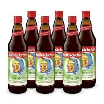 ROTBÄCKCHEN Lernstark 6er Pack (6 x 700ml) für 15,93 € inkl. Versand statt 23,94 €