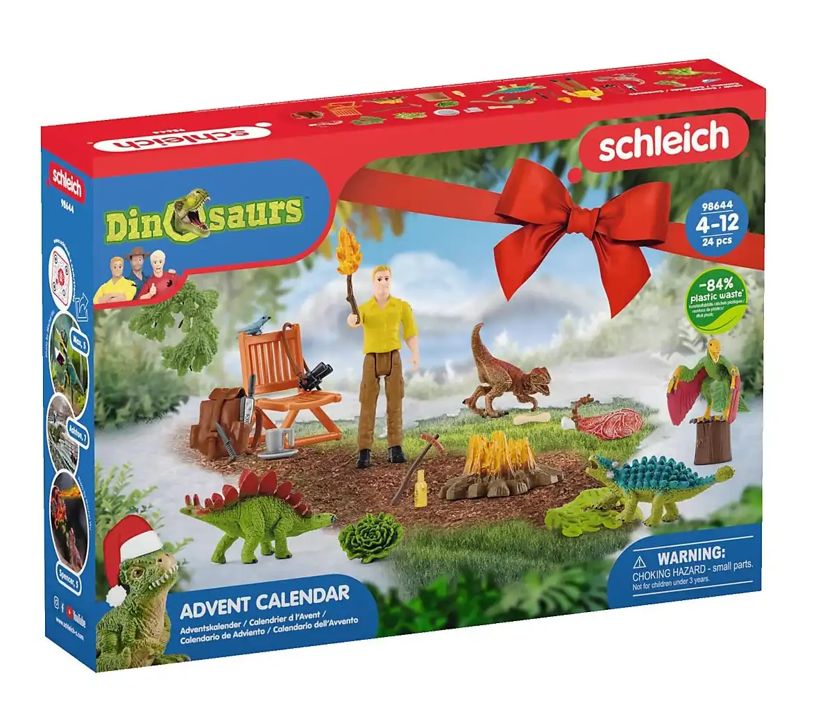 Schleich Adventskalender Dinosaurier für 12,99€ inkl. Versand statt 22,68€ 🦕