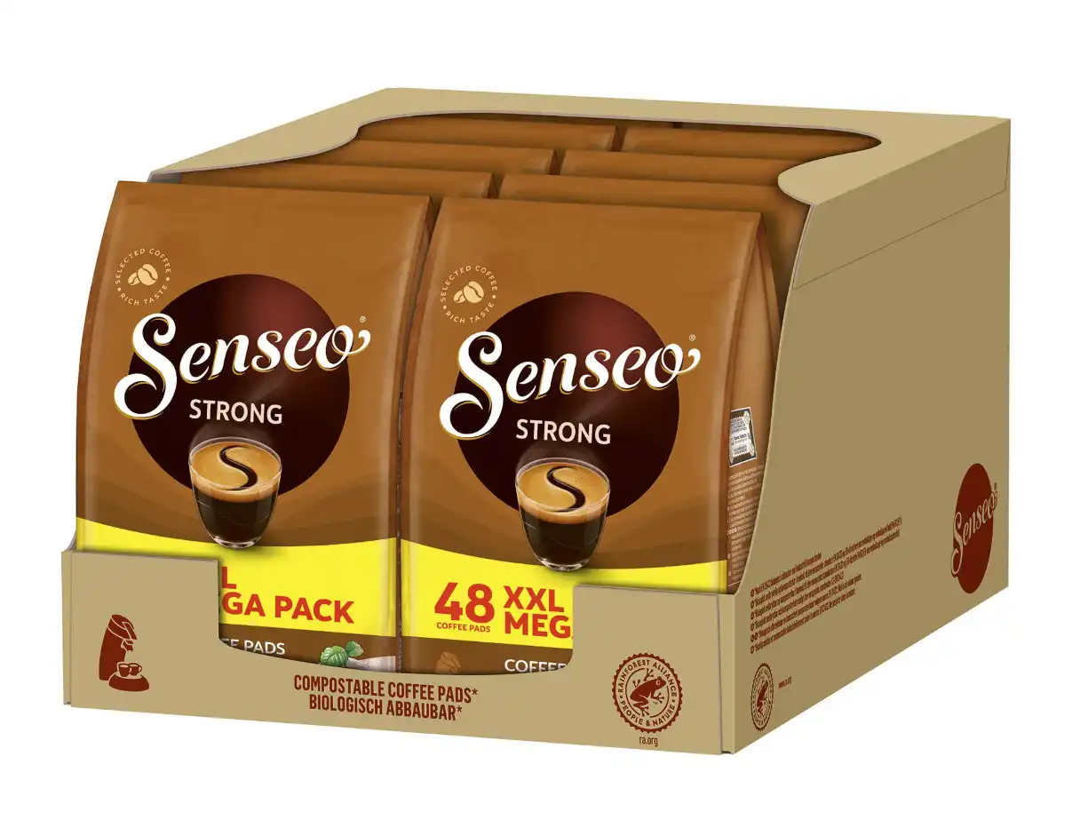 480 Senseo Pads Strong (10 x 48 Kaffeepads) Megapackungen XXL ab 53,72 € inkl. Prime-Versand statt 79,90€