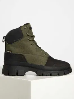 Tommy Hilfiger Schnürboots (oliv/schwarz) für 71,11€ inkl. Versand statt für 169,90€ 🥾