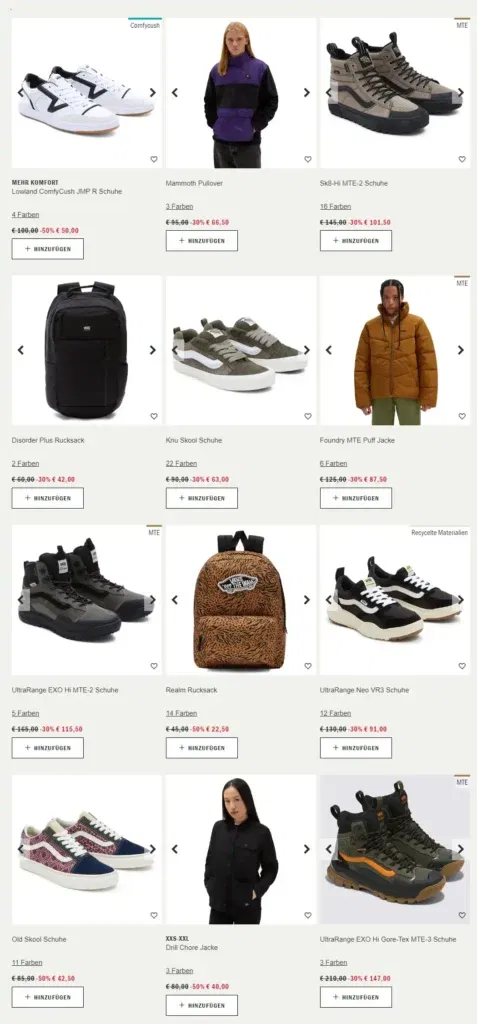 Black-Week Bei Vans Mit Bis Zu 50% Rabatt