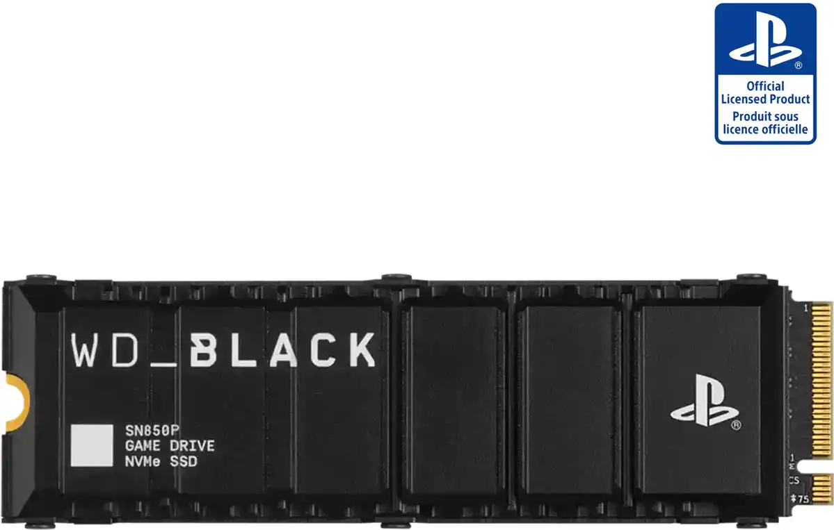 WD_BLACK SN850P NVMe 2TB SSD mit Heatsink PS5 kompatibel für 139,00 € inkl. Versand statt 153,99 €