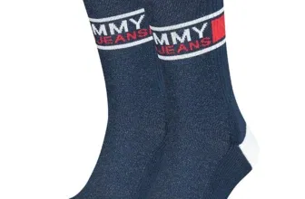 Tommy Hilfiger Marineblaue Herrensocken mit Logo-Print im 2er-Pack (Gr. 39 - 46) für 7,34 € statt 13,99 €