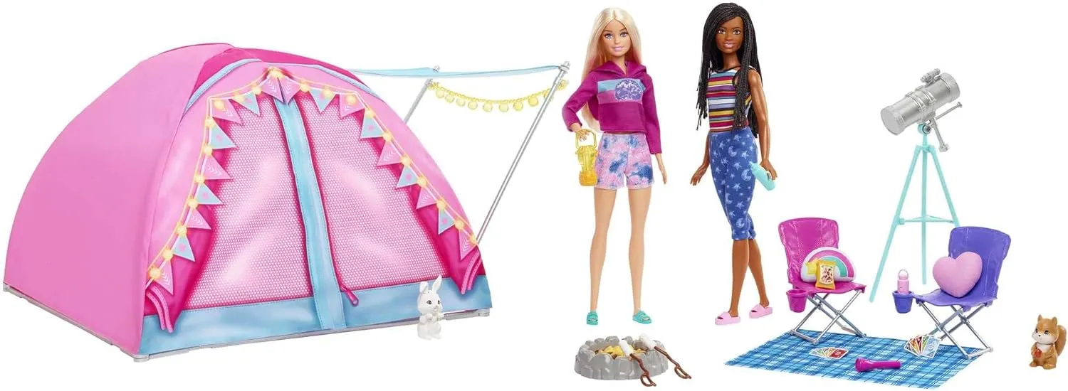 Barbie Let’s Go Camping Zelt Set für 29,99 € inkl. Prime-Versand statt 62,98 € 🏕️