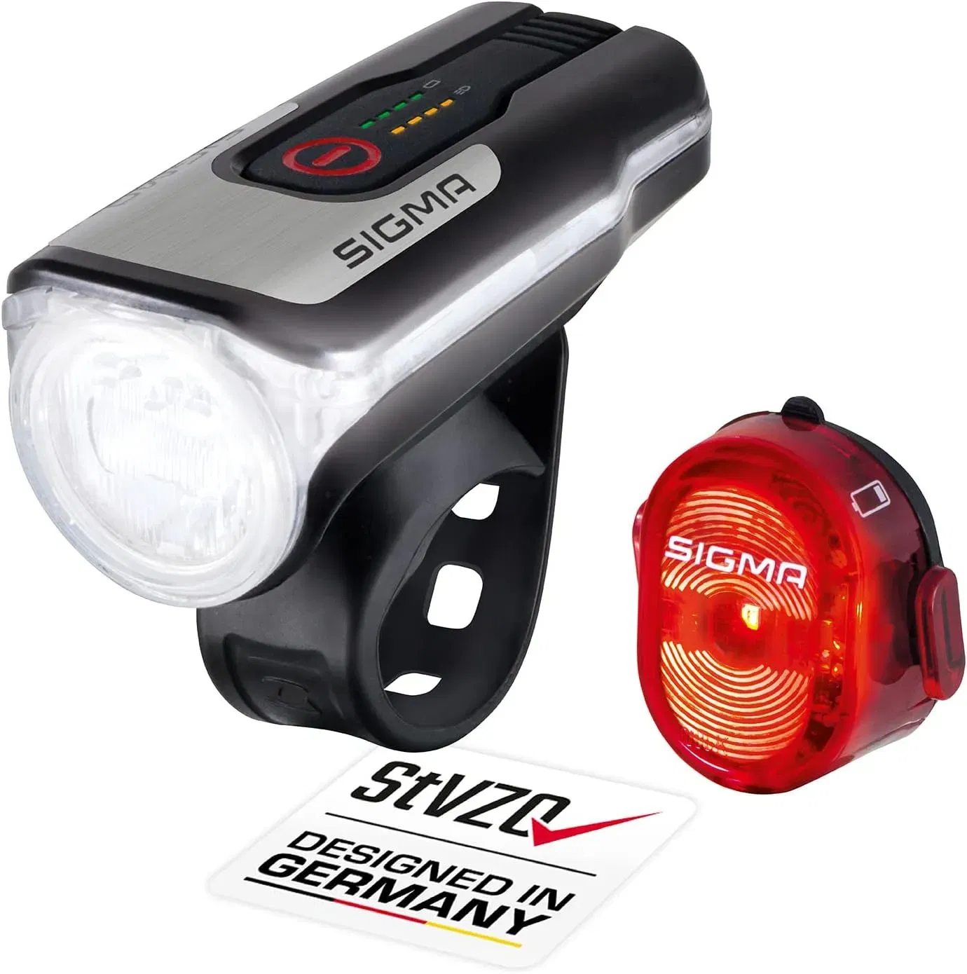SIGMA Aura 80 Sport LED Fahrradlicht und NUGGET II (USB) 🚴‍♂️💡