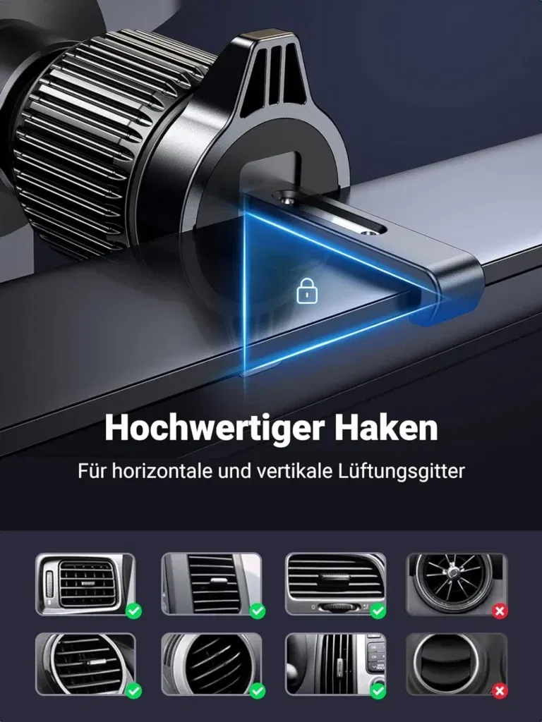 Ugreen Handyhalterung (Smartphone Halterung Für Lüftungsschlitze) 