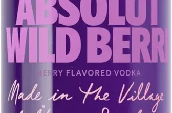 Absolut Vodka Wild Berri 38% (Wodka mit fruchtig-intensivem Wildberry-Geschmack, ohne Zucker) 🍇