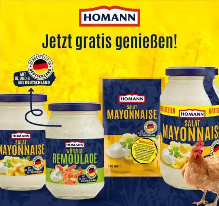 Gratis Testen: Homann-Saucen