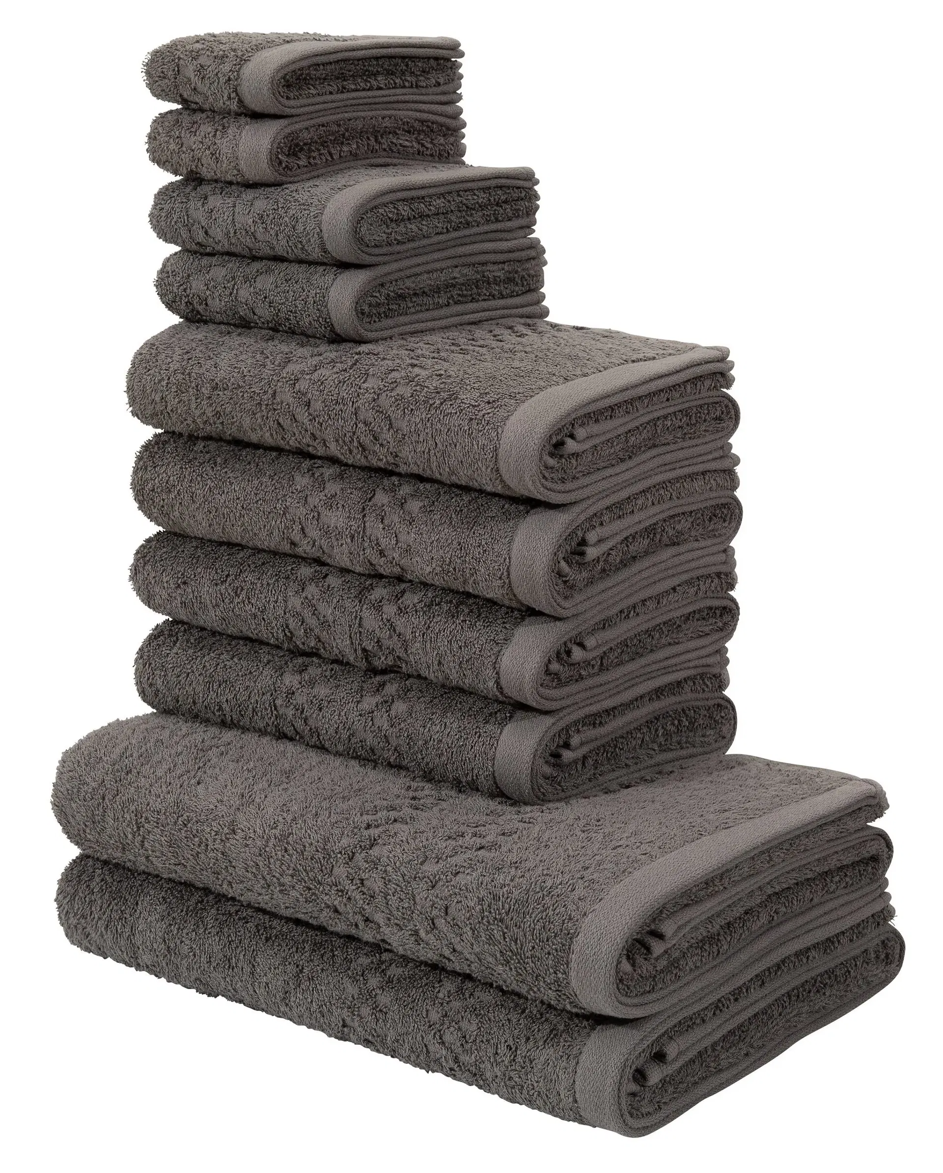 Home affaire Handtuch Set „Regona“ (10er Set, 100% Baumwolle, 500 gr/m², versch. Farben)