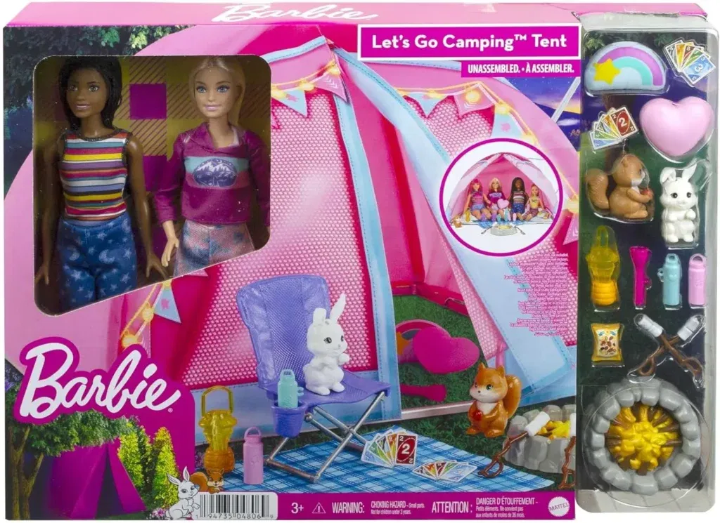 Barbie Let'S Go Camping Zelt Set