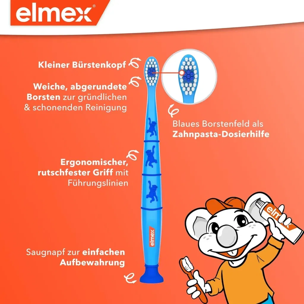 Elmex Kinderzahnbürste 2-6 Jahre Für 4,79€ Inkl. Versand 🦷👶