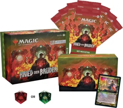 Magic: The Gathering Krieg der Brüder Bundle (8 Set-Booster und Zubehör) 🃏