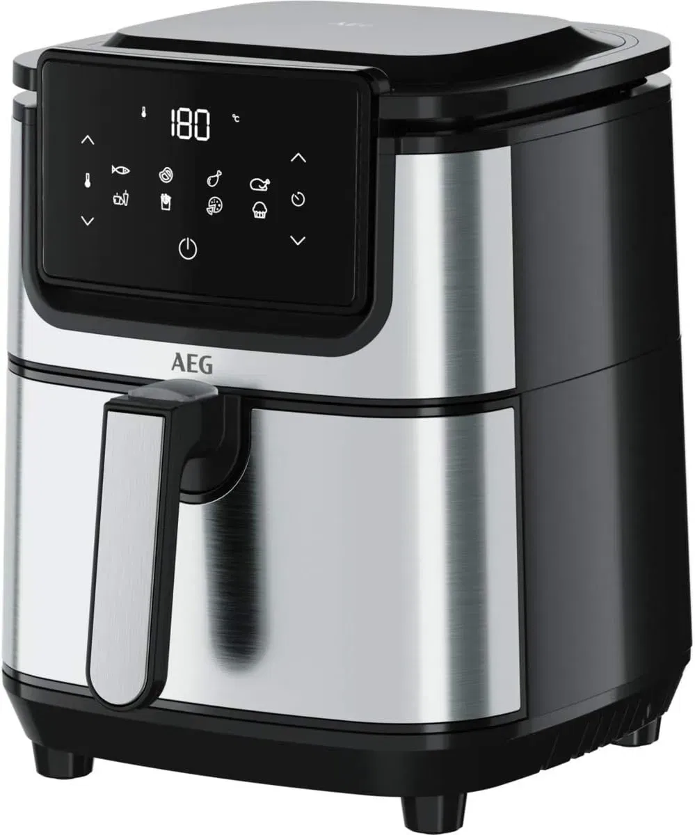 Aeg Af6-1-4St Gourmet 6 Heißluftfritteuse (8 Programme, 3,5 L Fassungsvermögen, Spülmaschinenfest, Led Touch-Display)