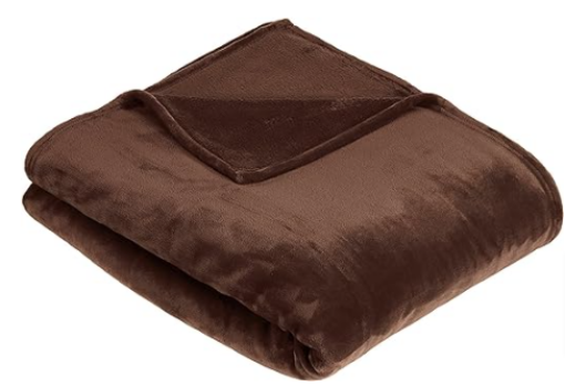 Amazon-Basics-Kuscheldecke-aus-samtweichem-Plüsch-168-x-229cm-Schokoladenbraun-Amazon-de-Küche-Haushalt-Wohnen