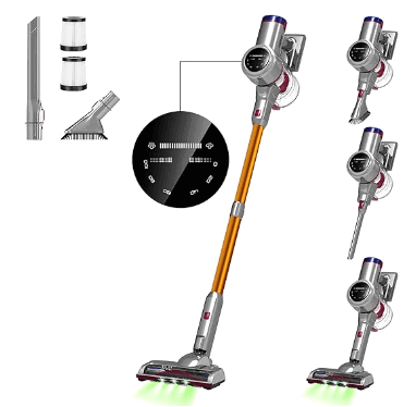 Amazon-De-Jajibot-Akku-Staubsauger-26000Pa-Staubsauger-Kabelloser-Led-Anzeige-6-In-1-Leicht-Akkusauger-Freistehend-Mit-250W-Bürstenloser-Motor-Für-Tierhaare-Teppich-Harter-Boden-Bis-Zu-50Min-Laufzeit