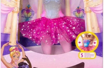 Barbie Dreamtopia Ballerina Puppe (5 Licht- und Soundeffekte, Bewegliche Barbie)