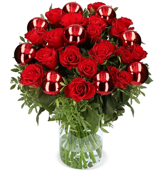 Schnäppchen, Deals und Rabattcodes des Tages - Blumenstrauß Christmas Red