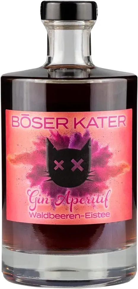 Böser Kater Waldbeeren-Eistee Gin Aperitif