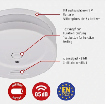 Brennenstuhl-Rauchmelder-RM-C-9010-Mit-Austauschbarer-Batterie-geprüft-Nach-EN-14604-Durchdringendes-Alarmsignal-WeiÃŸ-Amazon-de-Baumarkt