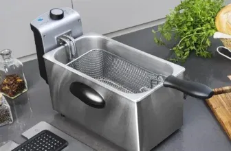 Cecotec Elektrische 3 Litern Fritteuse CleanFry 3000 (Edelstahl mit OilClean-Filter, der das Öl sauber hält, 2180 Watt Leistung)