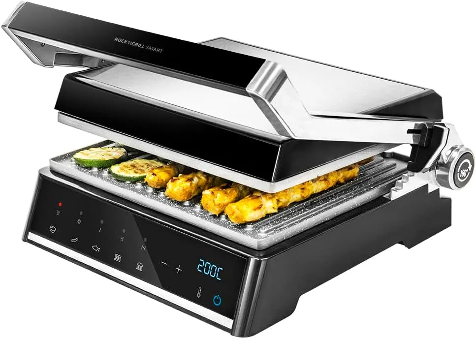 Cecotec Rock'ngrill Smart (2000 Watt Leistungs-, Zeit- Und Temperatureinstellsystem)