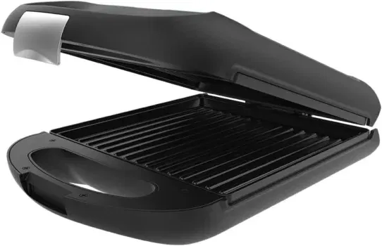 Cecotec Rock'nToast Family Grill Sandwichtoast (1.500 Watt, Grillplatte, Antihaftbeschichtung, 180 Grad drehbar)