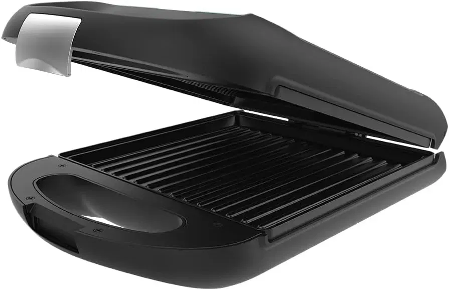 Cecotec Rock'ntoast Family Grill Sandwichtoast (1.500 Watt, Grillplatte, Antihaftbeschichtung, 180 Grad Drehbar)