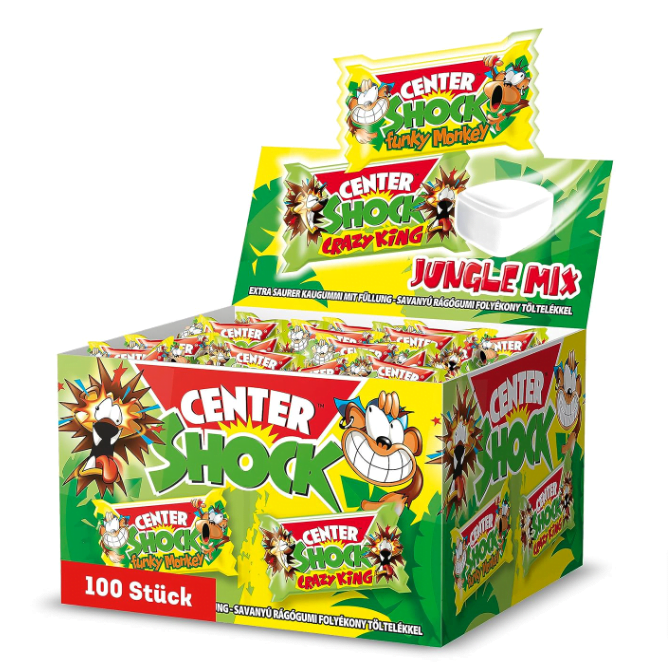 Center-Shock-Jungle-Mix-Box-Mit-100-Kaugummis-