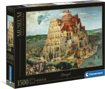 Clementoni - 31691 - Museum Collection Puzzle - Babel Tower - Puzzle (1.500 Teile)