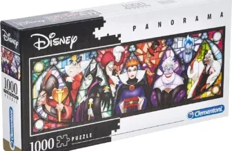 Clementoni 39516 Disney Villains – Panorama-Puzzle (1.000 Teile)