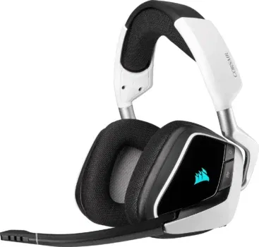 Corsair VOID ELITE Wireless-Gaming-Headset (virtueller 7.1-Surround-Sound, 2,4-GHz-WLAN mit geringer Latenz, 12 Meter Reichweite)