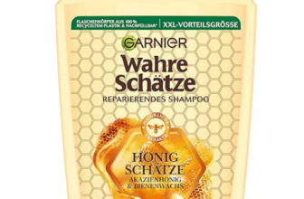 Garnier-Wahre-Schätze-Reparierendes-Shampoo-Honig-Schätze-XXL-Format-1L-kräftigt-und-nährt-strapaziertes-und-brüchiges-Haar-1000-ml-Amazon-de-Kosmetik