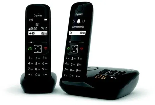 Gigaset AS690A Duo - 2 Schnurlose DECT-Telefone mit Anrufbeantworter