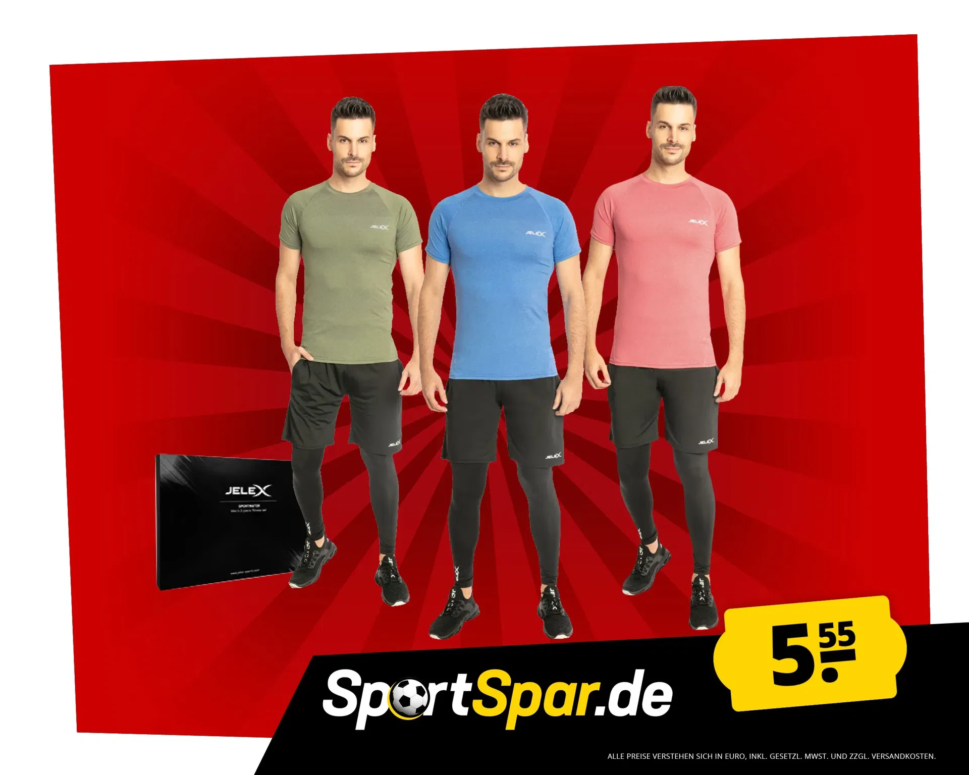 Jelex Sportinator Herren Fitness-Set