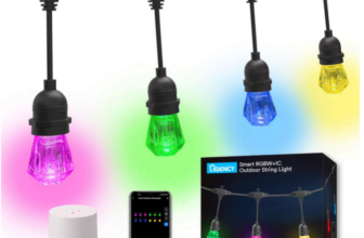 Ligency-RGBW-IC-Smart-Lichterkette-außen-12M-12LEDs-Intelligente-Außenlichterkette