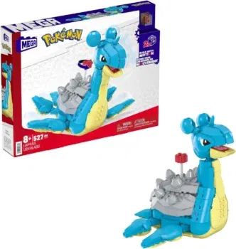 MEGA POKÉMON Lapras - Das gepanzerte Transport-Pokémon (18 cm) im 527-teiliges Bauset