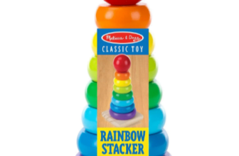 Melissa-Doug-Rainbow-Stacker-Developmental-Toy-Motor-Skills-Problem-Solving-12-Months-Gift-for-Boy-or-Girl-Amazon-de-Spielzeug