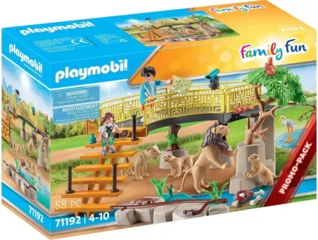 PLAYMOBIL Family Fun (71192) Löwen im Freigehege