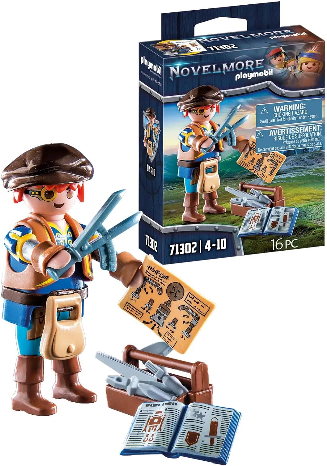 Playmobil Novelmore 71302 - Dario Mit Werkzeug