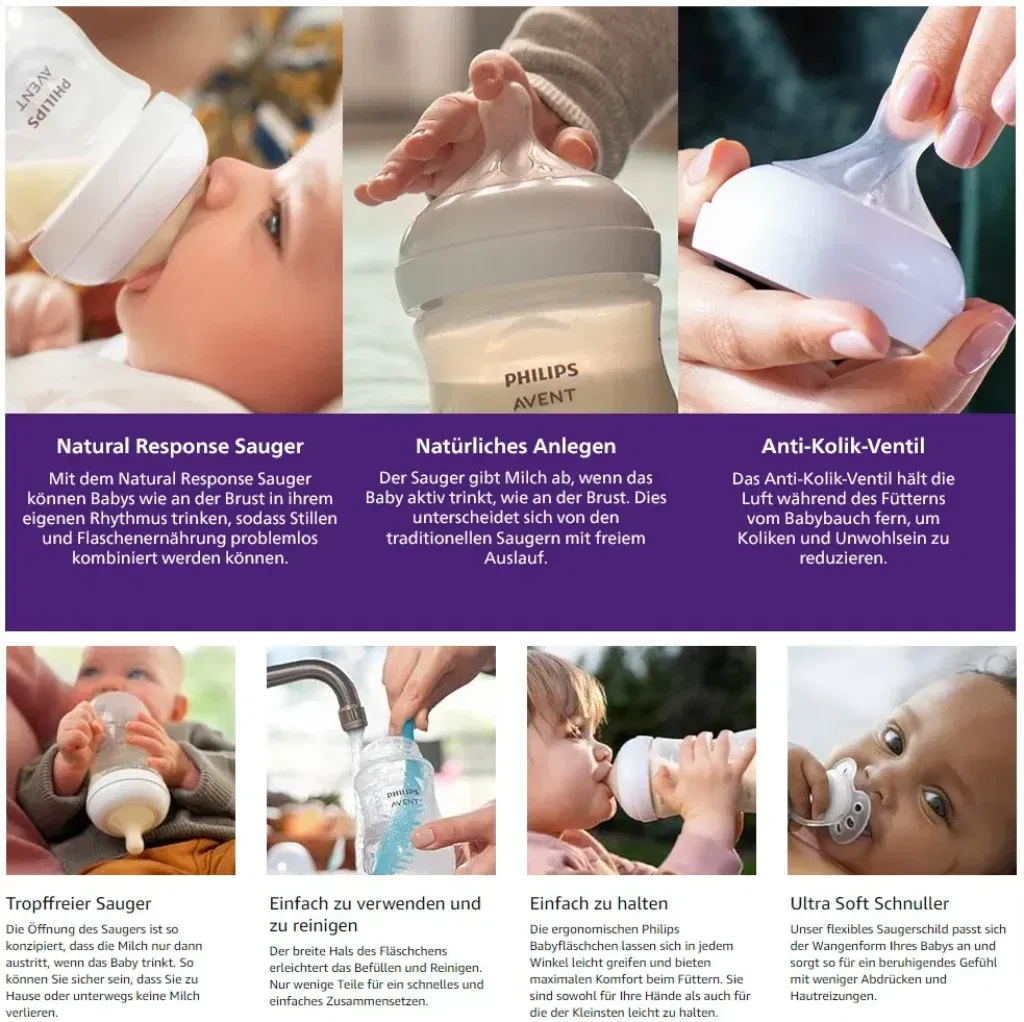 Philips Avent Babyflaschen Natural Response