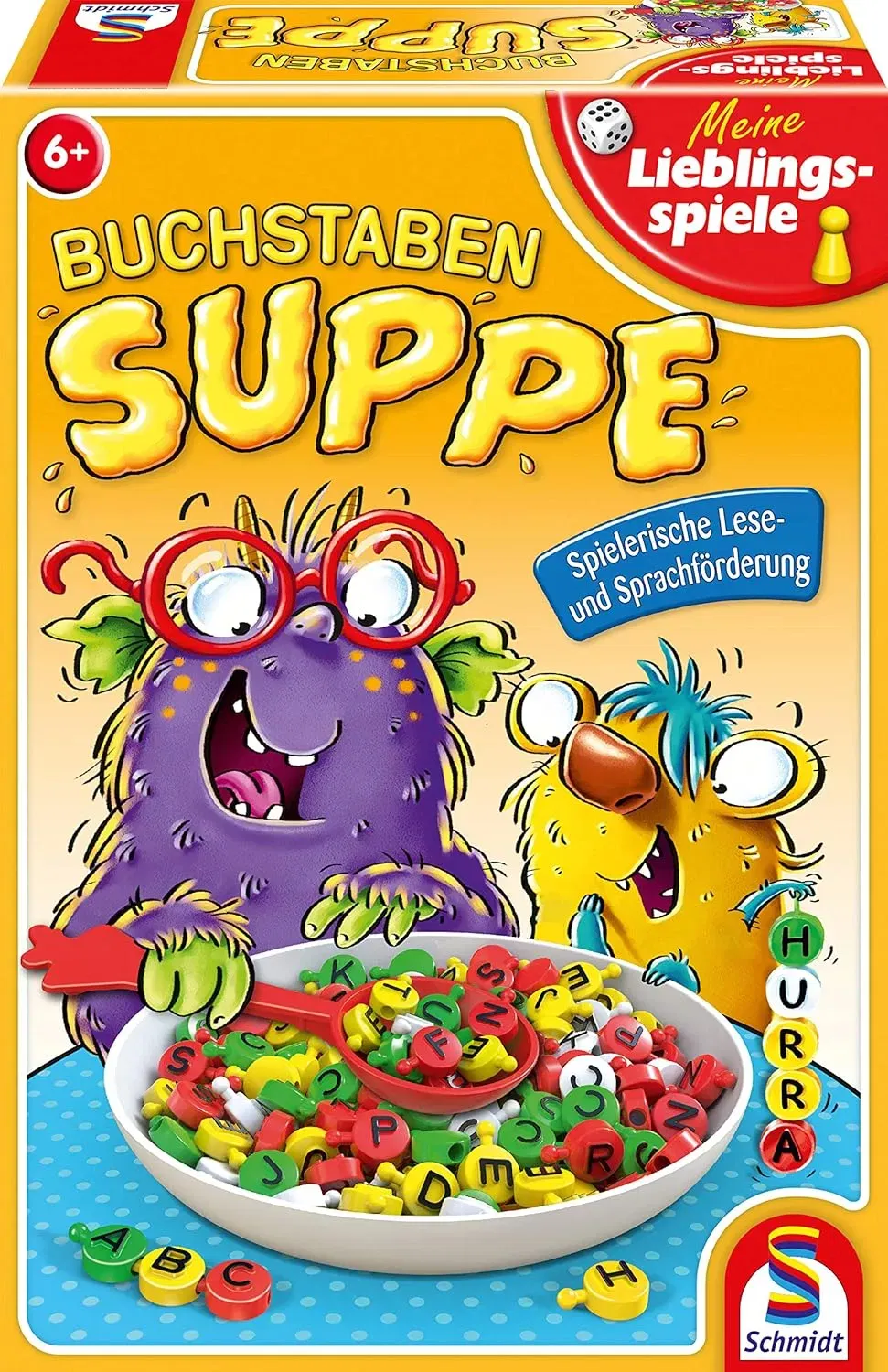 Schmidt Spiele 40533 Buchstabensuppe - Kinderspiel