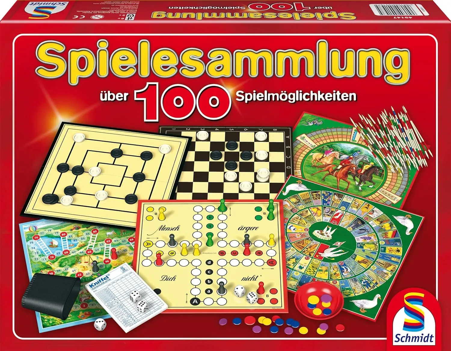 Schmidt Spiele 49147 Spielesammlung Mit 100 Spielmöglichkeiten