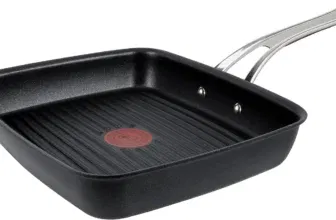 Tefal Jamie Oliver by E24541 Cooks - Classic Grillpfanne 23 x 27 cm Aluguss (für alle Herdarten)