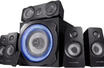 Trust Gaming 21738 GXT 658 Tytan 5.1 Surround PC Lautsprecher mit Subwoofer