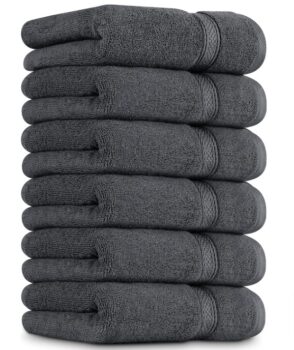 Utopia-Towels-Handtücher-Set-aus-Baumwolle-100-Baumwolle-41x71-cm-6er-Pack-Grau-Amazon-de-Küche-Haushalt-Wohnen