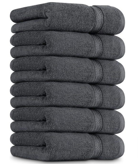 Utopia-Towels-Handtücher-Set-Aus-Baumwolle-100-Baumwolle-41X71-Cm-6Er-Pack-Grau-Amazon-De-Küche-Haushalt-Wohnen