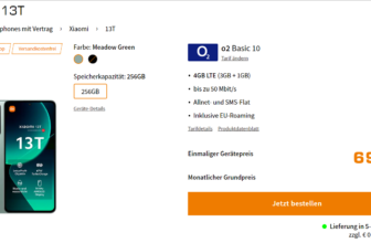 Xiaomi 13T + o2 Basic 10 4 GB LTE