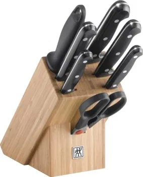 ZWILLING Twin Chef Messerblock, 8-teilig, Bambusblock