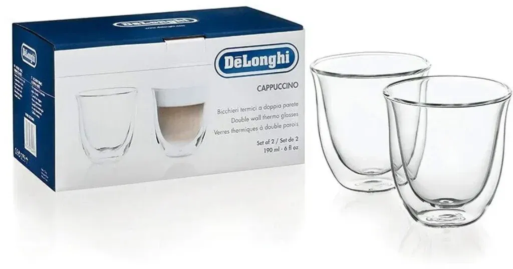 Delonghi Cappuccino Gläser, 270 Ml, 2Er Set 🍵